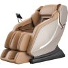 Full Body Zero Gravity Shiatsu Massage Chair L-Track Recliner with Airbag Speaker LCD Screen Remote Control Voice Control Back/Leg Heat