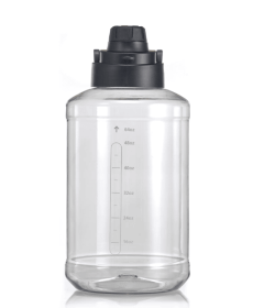 Mainstays 64 fl oz Reusable Water Bottle, Clear, Light-Weight