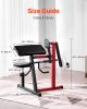 VEVOR Preacher Curl Machine, 2 in 1 Bicep Curl Machine and Triceps Extension Machine, Seated Arm Isolated Bicep Station