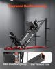 VEVOR Leg Press Hack Squat Machine, Adjustable Leg Press Combo with Linear Bearing and Weight Storage, Lower Body Special for Home Gym