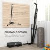 Foldable Punch Bag Stand, Height Adjustable, Heavy Bag Stand with Weighted Base, Free-Standing for Home Gym, Stand Only