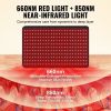 VEVOR Red Light Therapy for Body, 264 LEDs Light Therapy Pad with Controller, 10Hz Pulse, 5-30 Min Timer