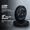 Hex Bar Weights Set Trap Bar Olympic Bumper 45lb Weight Plates Set for Deadlift Weightlifting Bodybuilding - 2 Inch Hexagon Trap Bar with Weights for