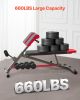 Roman Chair Back Extension Hyperextension Bench Multi-Function Adjustable Gym