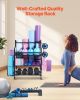 Home Gym Workout Equipment Organizer Yoga Mat Storage Weight Rack Dumbbell