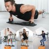 Push Up Board, Portable 25-In-1 Push up Board for Men, Pilates Bar & Fitness Accessories with Resistance Bands & Ab Roller Wheel