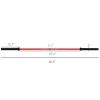 7.2ft Weight Bar, Olympic Bar with Rotating Sleeves, Non-Slip Knurling Grip, 1500lbs Weight Capacity, Red
