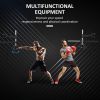 Wall Mount Reflex Boxing Trainer with 360° Rotating Rapid Boxing Bar Punching Ball Black Home Gym Equipment