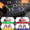 Push Up Board, Portable 25-In-1 Push up Board for Men, Pilates Bar & Fitness Accessories with Resistance Bands & Ab Roller Wheel