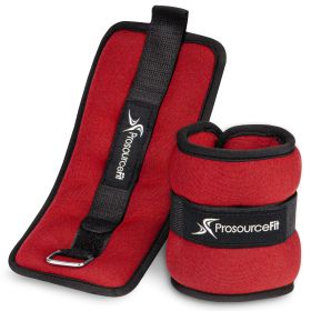 Ankle Weights 1.5 lb  Set of 2  Red