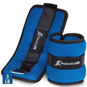Ankle Weights  1 lb  Set of 2  Green (Weight: 3LB)