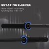 Soozier 7.2ft Weight Bar, Olympic Bar with Rotating Sleeves, Non-Slip Knurling Grip, 1500lbs Weight Capacity, Black