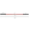 Soozier 7.2ft Weight Bar, Olympic Bar with Rotating Sleeves, Non-Slip Knurling Grip, 1500lbs Weight Capacity, Black