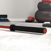 Soozier 7.2ft Weight Bar, Olympic Bar with Rotating Sleeves, Non-Slip Knurling Grip, 1500lbs Weight Capacity, Black