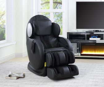 Pacari Black Synthetic Leather Power 2D Massage Chair (Color: Black)