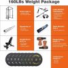 100lb Home Gym sets Multi-functional Power Cage,Home Adjustable Pullup Squat Rack 1000Lbs Capacity Comprehensive Fitness Barbell Rack