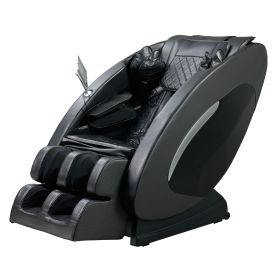 Massage Chairs Full Body Massage Recliner with Foot Roller,Airbag Massage SL Track, Zero Gravity, Bluetooth Speaker (Color: Black)