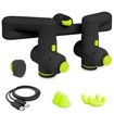 Dual Pro Percussion Muscle Massager (Color: black color)