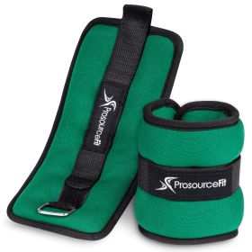 Ankle Weights  1 lb  Set of 2  Green (Weight: 1LB)