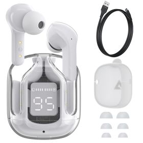 T6 TWS Earphone Wireless Bluetooth 5.0 Headphones Sport Gaming Headsets Noise Reduction Earbuds (Color: modern grey, Ships From: China)