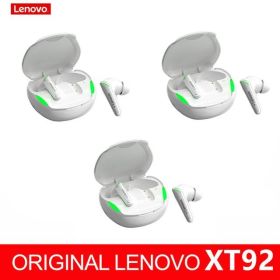 XT92 TWS Gaming Earbuds Low Latency Bluetooth Earphones Stereo Wireless 5.1 Bluetooth Headphones Touch Control Headset (Color: XT92 white 3, Ships From: China)