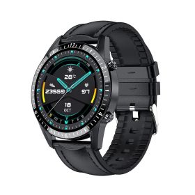 I9 smart watch Bluetooth hands-free call explosion heart rate blood pressure blood oxygen sleep monitoring watch (Colour: Black belt)