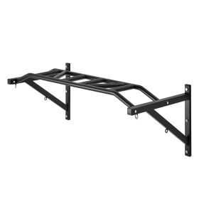 Pull Up Bar Multi-Grip Wall Mounted Chin Up Bars Heavy Duty Home Gym Training (Default: Default)