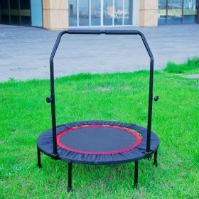 40 Inch Mini Exercise Trampoline for Adults or Kids Indoor Fitness Rebounder Trampoline with Safety Pad Max. Load 300LBS (Color: as Pic)