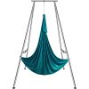 VEVOR Aerial Yoga Frame & Yoga Hammock, 9.67 ft Height Professional Yoga Swing Stand Comes with 6.6 Yards Aerial Hammock