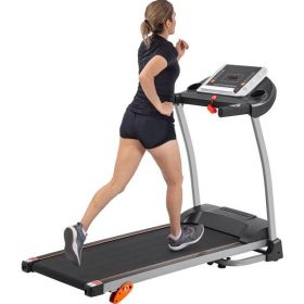 Easy Folding Treadmill for Home Use, 2.5HP Electric Running, Jogging & Walking Machine with Device Holder & Pulse Sensor (Color: As Picture)