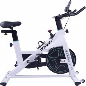 Stationary Bikes for Home Indoor Exercise Bike with LCD Monitor and Comfortable Seat Cushion for Home Gym Cardio Fitness Training (Color: As Picture)