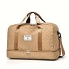 Travel bag, large capacity women's fitness bag, luxurious oversized handbag, fashionable and practical compartment design