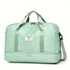 Travel bag, large capacity women's fitness bag, luxurious oversized handbag, fashionable and practical compartment design