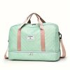 Travel bag, large capacity women's fitness bag, luxurious oversized handbag, fashionable and practical compartment design