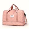 Travel bag, large capacity women's fitness bag, luxurious oversized handbag, fashionable and practical compartment design