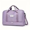 Travel bag, large capacity women's fitness bag, luxurious oversized handbag, fashionable and practical compartment design