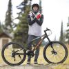 A26207 26 Inch Steel Frame Shock Fork Plus Shock Absorber 21-speed Unisex Mountain Bike
