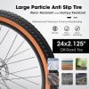 A24301 Mountain Bike 24 Inch Wheels, 21-Speed Mens Womens Trail Commuter City Mountain Bike