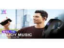 Business Wireless Headset with Open-Ear Design, Single-Side, Battery Display - Bluetooth Earpiece MS16 for Universal Cell Phone And Bluetooth Device