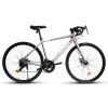 A28320RS 700C Road Bike, 16-Speed Outdoor Bike Disc Brakes, Light Weight Aluminum Frame ,Racing Bike City Commuting Road Bicycle M Size for Men Women