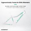 A24208 24 Inch Mountain Bike, 21-Speed V-Brake, Front Suspension, Carbon Steel Frame Mountain Bike For Teenagers Girls Women Bicycles