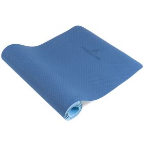Natura TPE Yoga Mat (Option: 1/4"  Blue/Aqua)