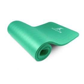 Extra Thick Yoga and Pilates Mat (Option: 1in  Green)